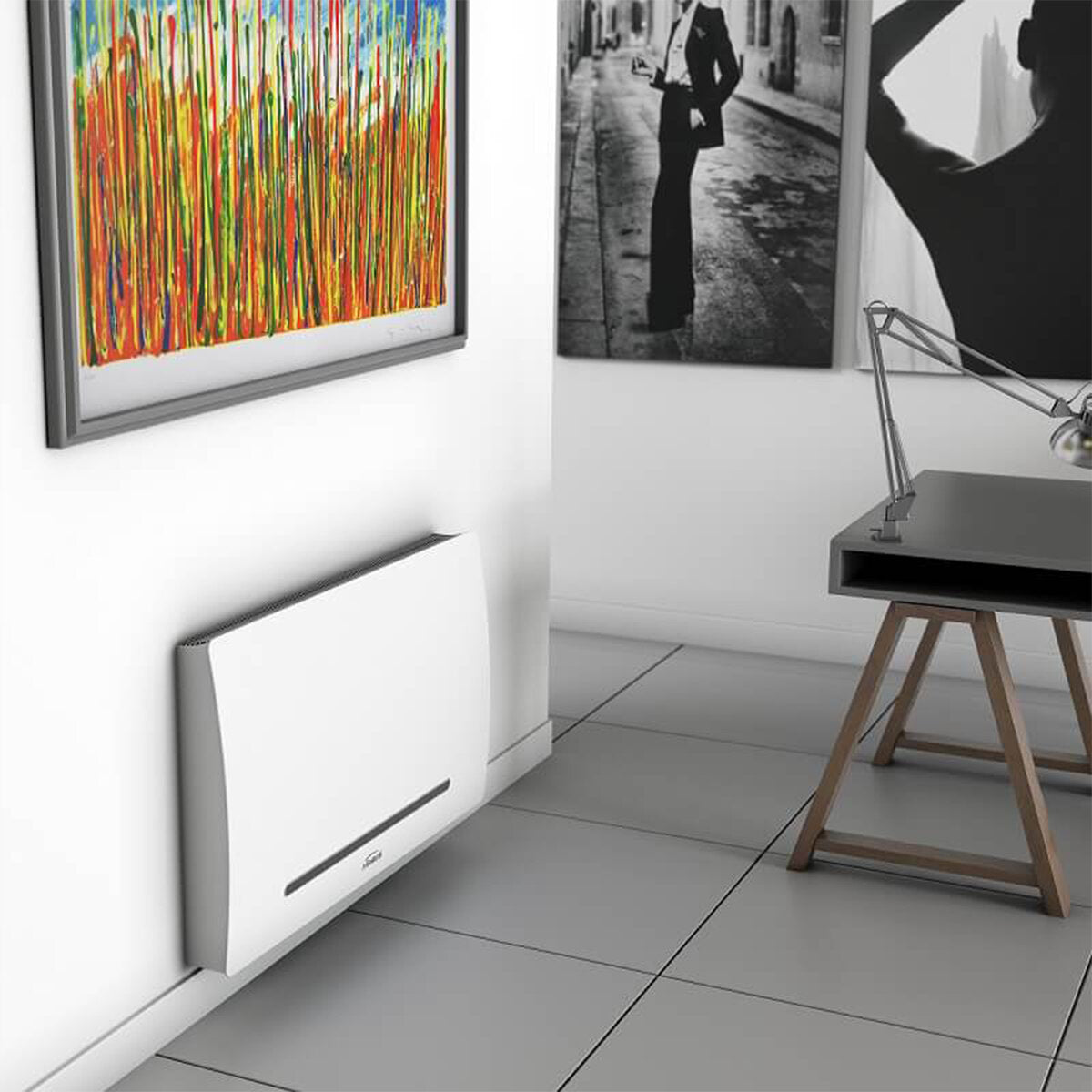 Galletti ART-U Metallic Skin White 10 fan coil 1.4-1.08 kW white