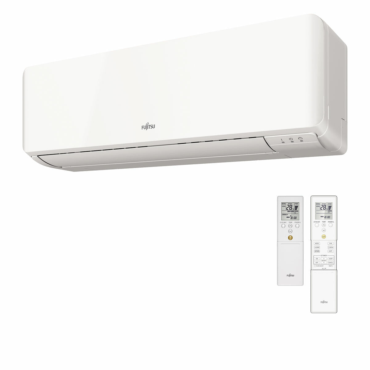 Climatiseur Fujitsu série KM WiFi dual split 7000+7000 BTU inverseur A+++ unité extérieure 4 kW