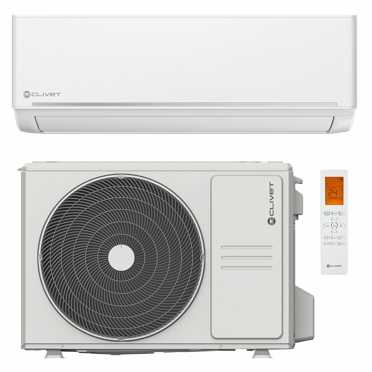 Clivet EZCool climatiseur monosplit 24000 BTU R32 Inverter A++