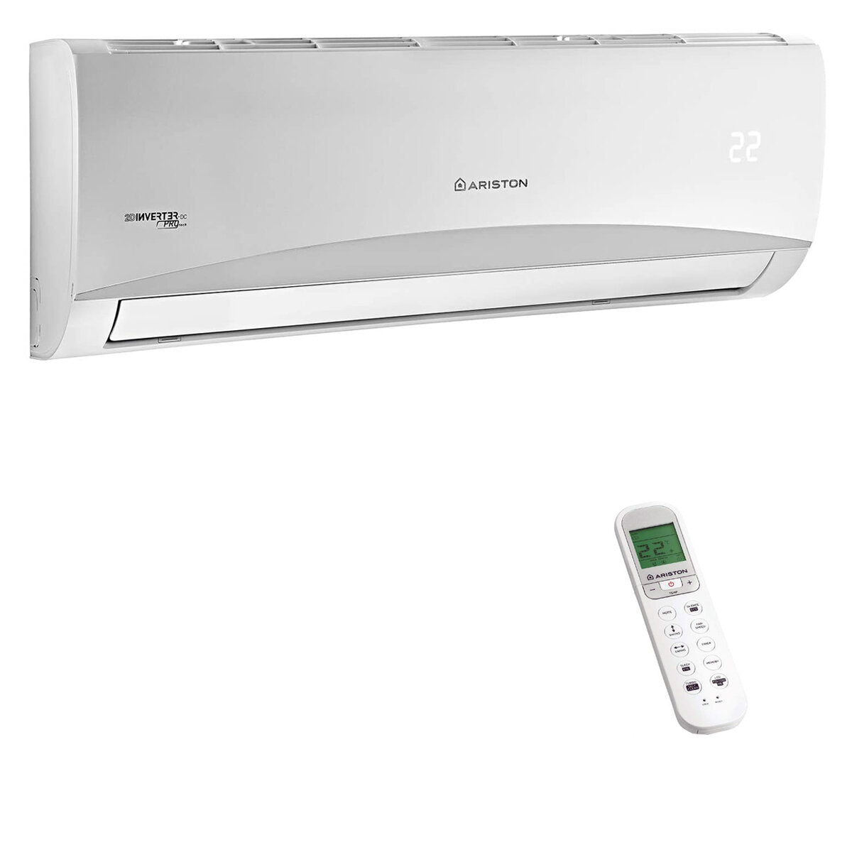 Ariston PRIOS R32 Quadri-Split-Klimagerät 9000 + 9000 + 12000 + 12000 BTU Wechselrichter A++ Außengerät 10,6 kW