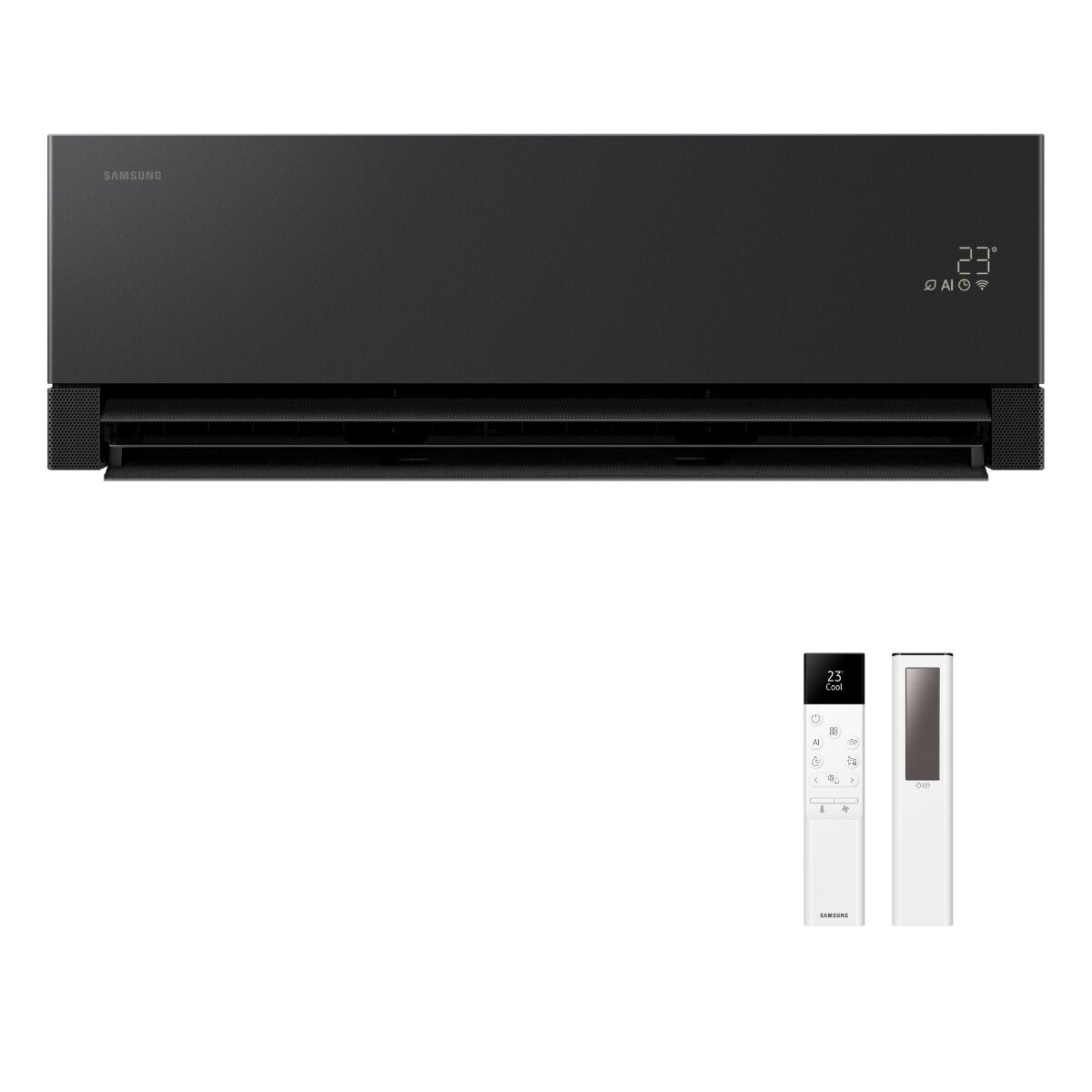 Samsung WindFree Première Plus Penta-Split-Klimaanlage 9000+9000+9000+12000+12000 BTU Inverter A++ WLAN-Außeneinheit 10 kW Speckstein-Anthrazit