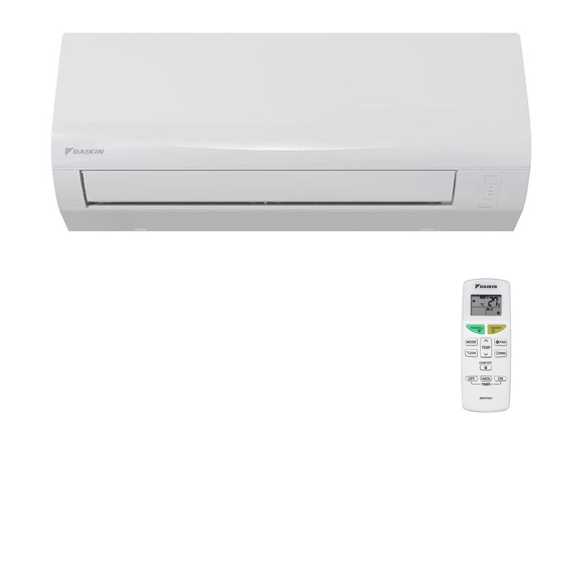 Daikin Sensira Multi Dual-Split-Klimaanlage 9000+9000 BTU Inverter A++ Außeneinheit 4 kW 