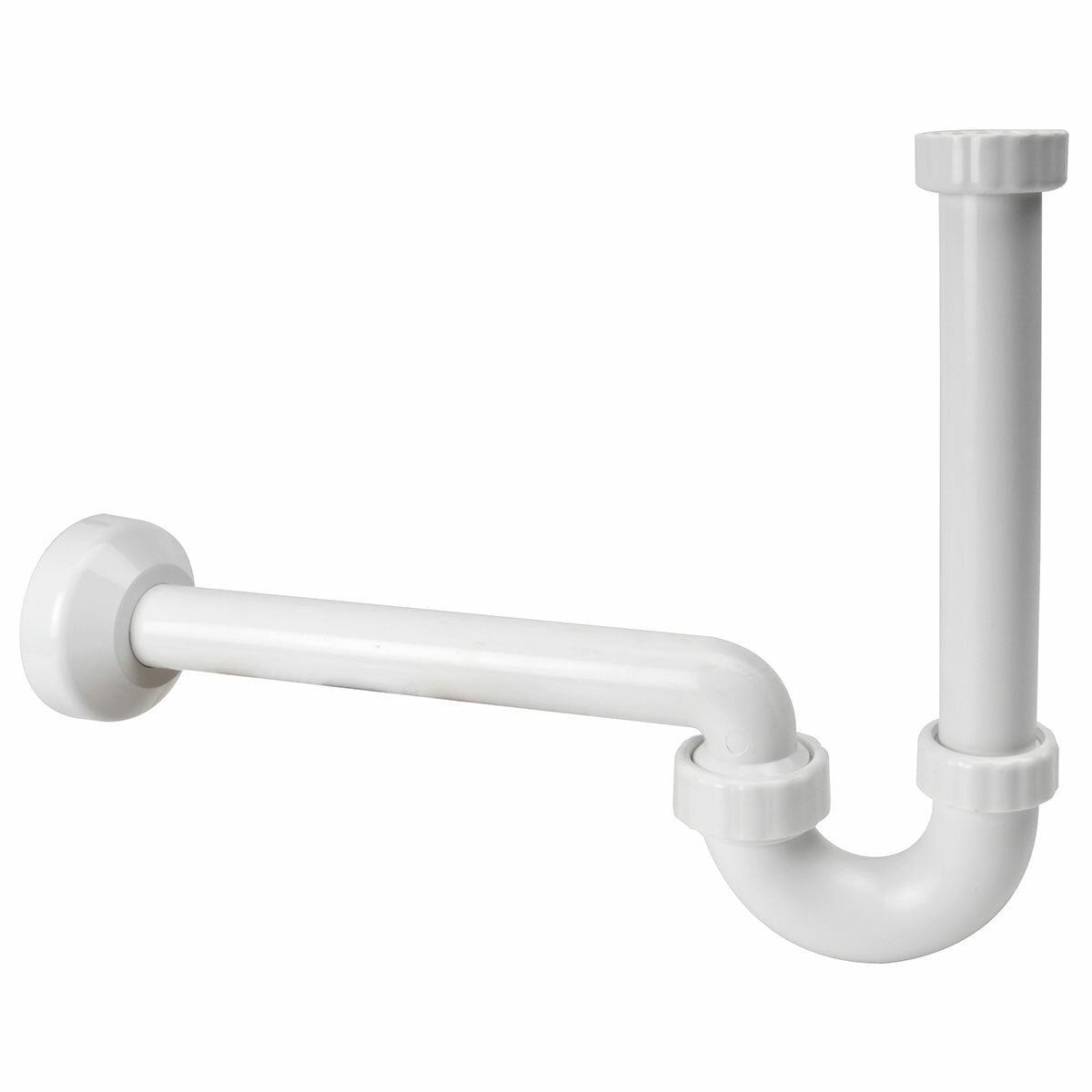 Siphon de bidet Valsir en PP blanc