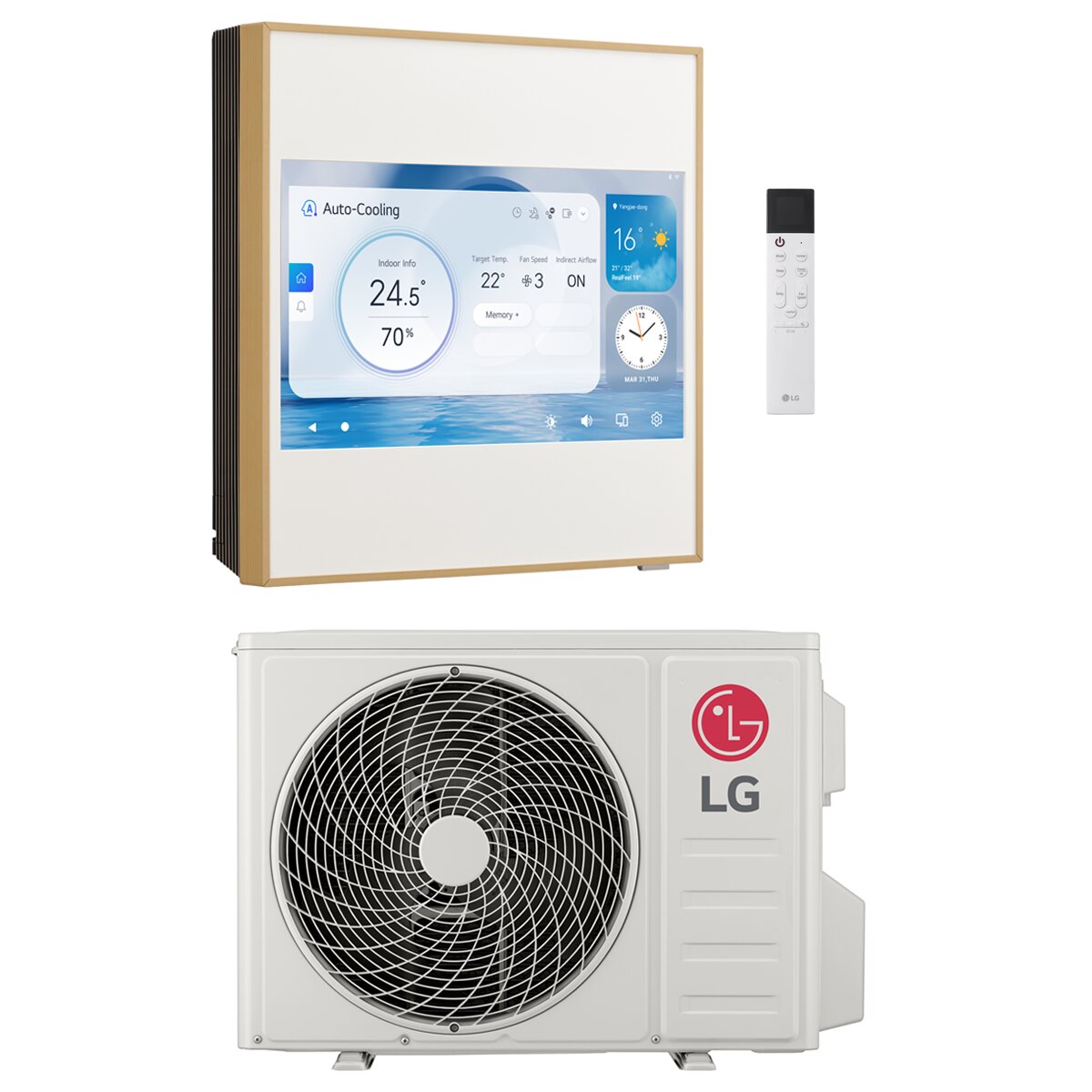 LG ARTCOOL Gallery LCD 12000 BTU R32 Inverter WiFi A++/A+ 2025 Air Conditioner