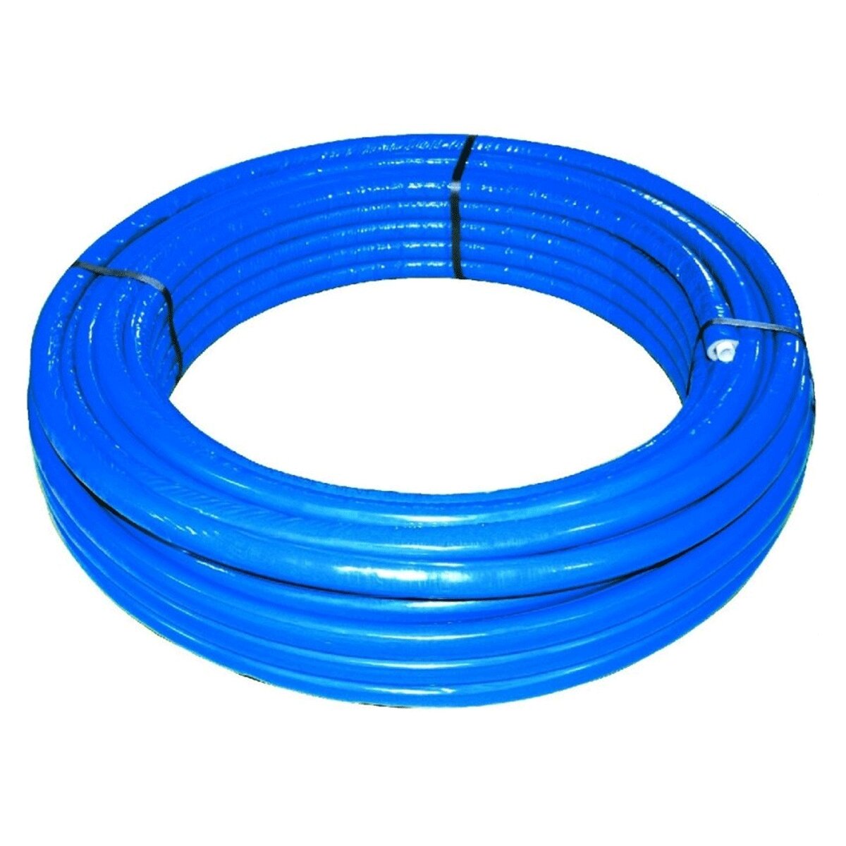 Tuyau multicouche Valsir Mixal Ø16X2 mm avec gaine isolante thermique 10 mm Bleu