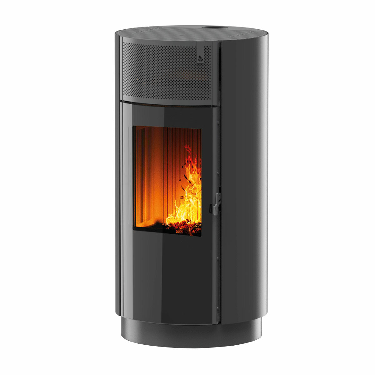 Poêle à granulés Girolami Round 9 8 kW WiFi Air - Noir