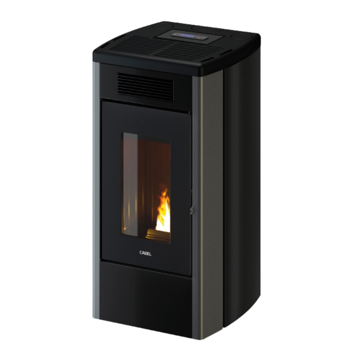 Cadel Atena Plus 12 pellet stove with ducted air, 12 kW - WiFi TITANIUM