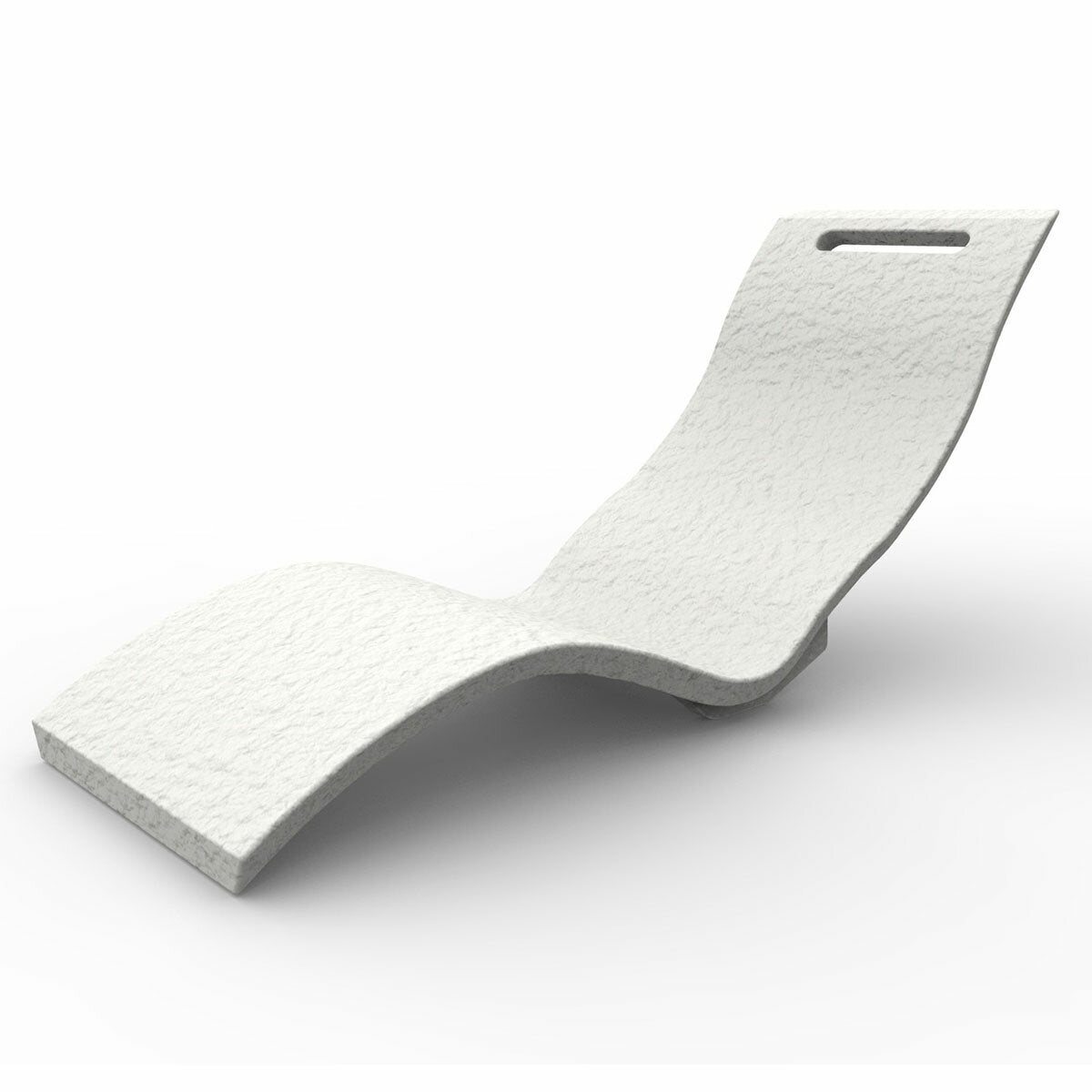 Arkema Serendipity Chaise Sun lounger in white HD polyethylene