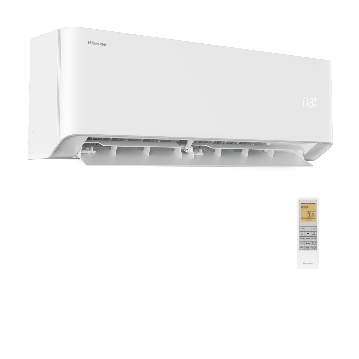 Hisense Uni HB Split-Klimaanlage (Testversion) 9000+9000+24000 BTU Inverter A++ WLAN-Außeneinheit 10 kW 